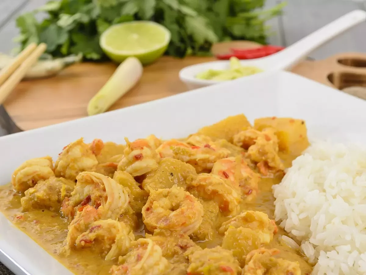 Prawn Curry with Coconut Milk