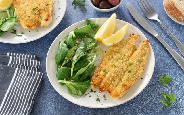 Oven-Baked Breaded Fish Fillets