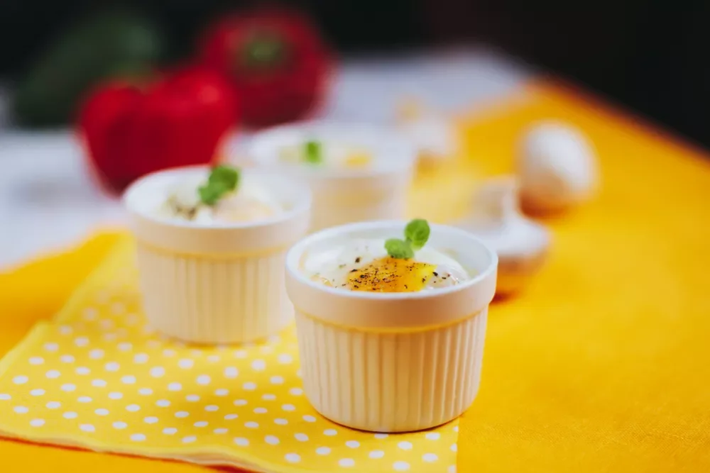 Baked Eggs in Ramekins
