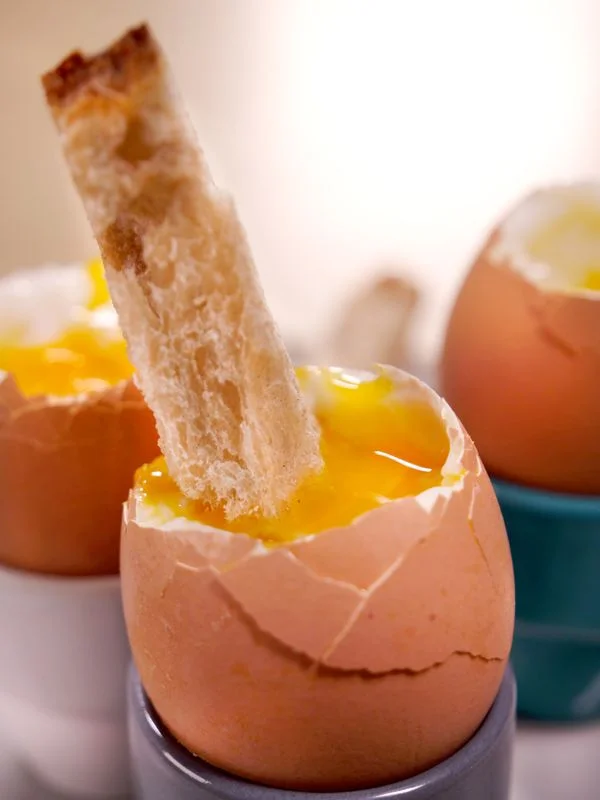 Soft-Boiled Eggs with Homemade Toast Soldiers